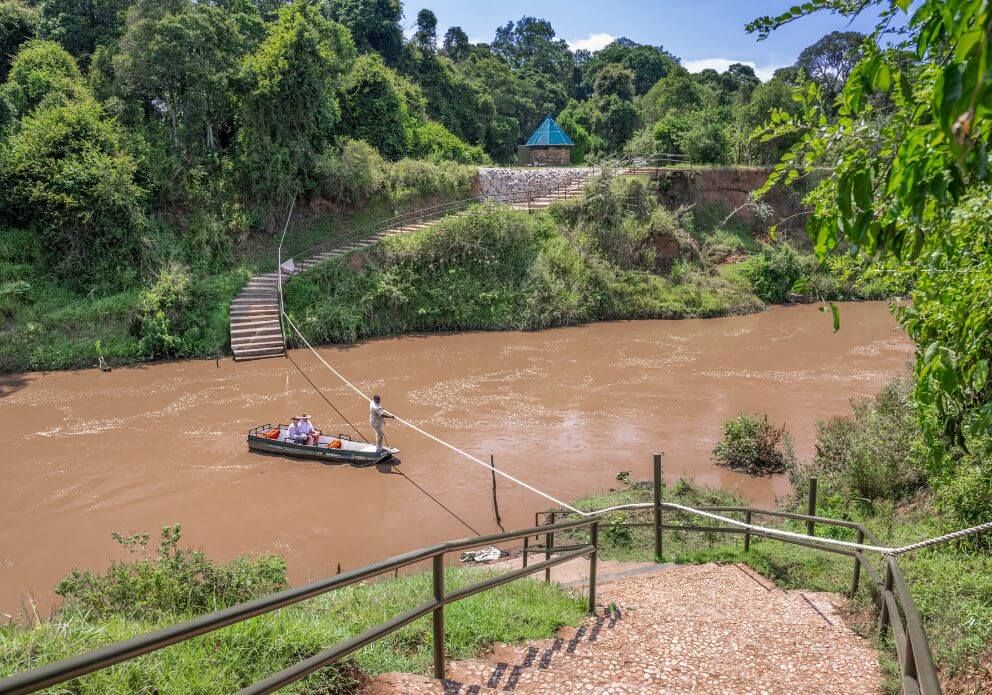 Little Governor's Camp Masai Mara boat crossing