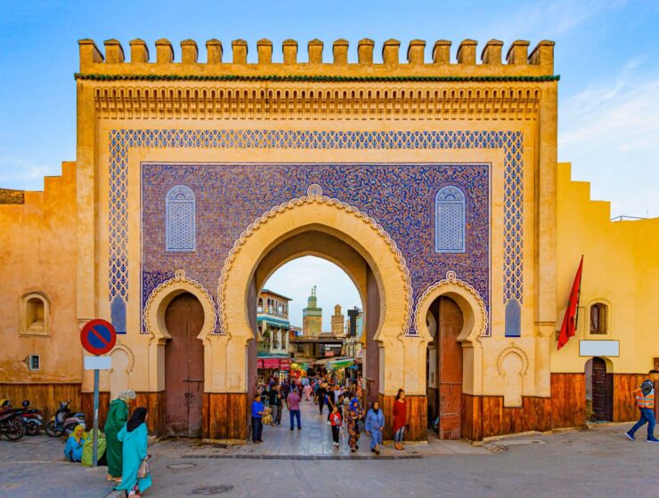 Historical gate of Marrakech